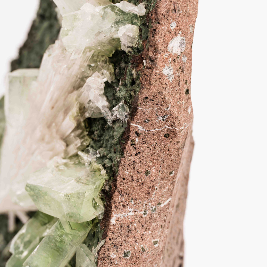 Apophyllite, Green - Cluster