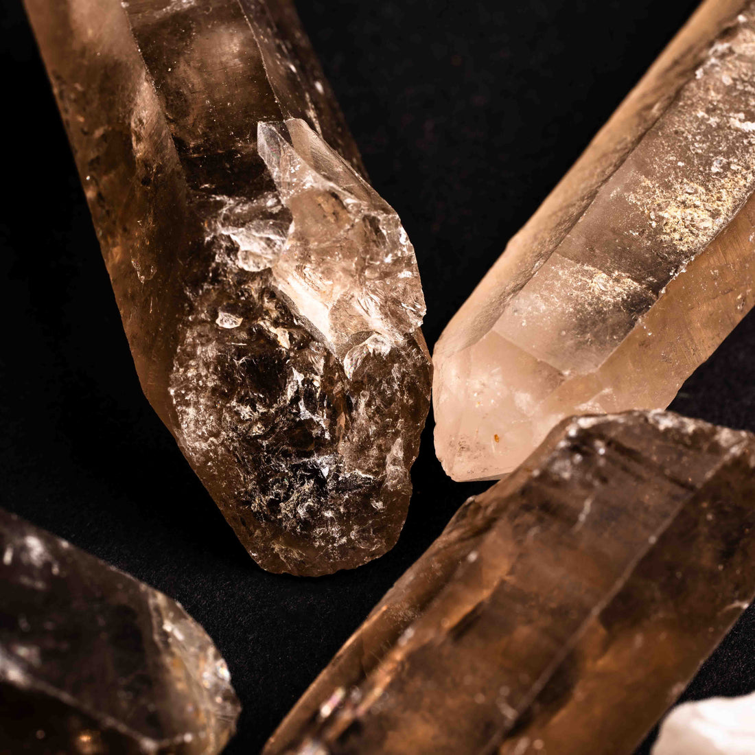 Quartz, Smoky Elestial - Points (Light)
