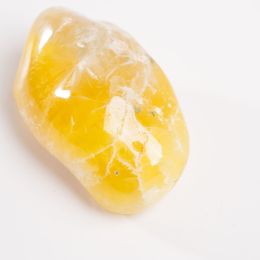 Yellow Prehnite - Polished