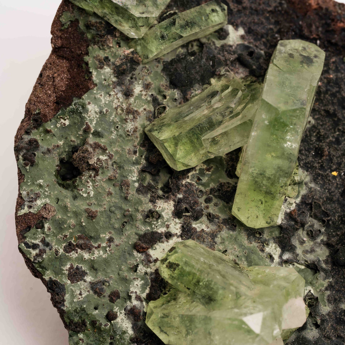 Apophyllite, Green - Cluster