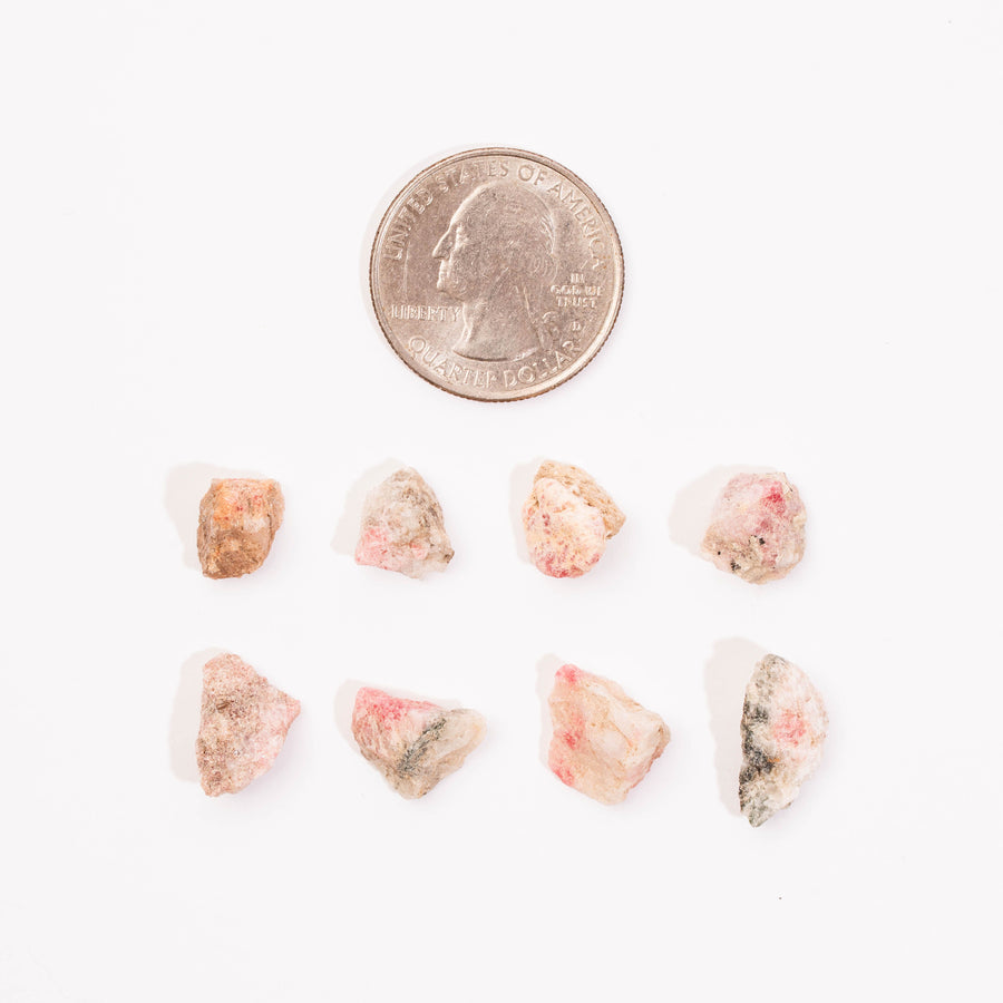 Tugtupite - Small, Rough, Intuitive Picks