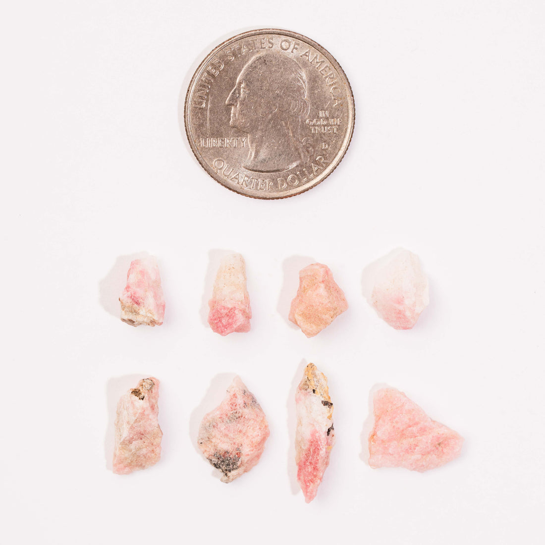 Tugtupite - Small, Rough, Intuitive Picks