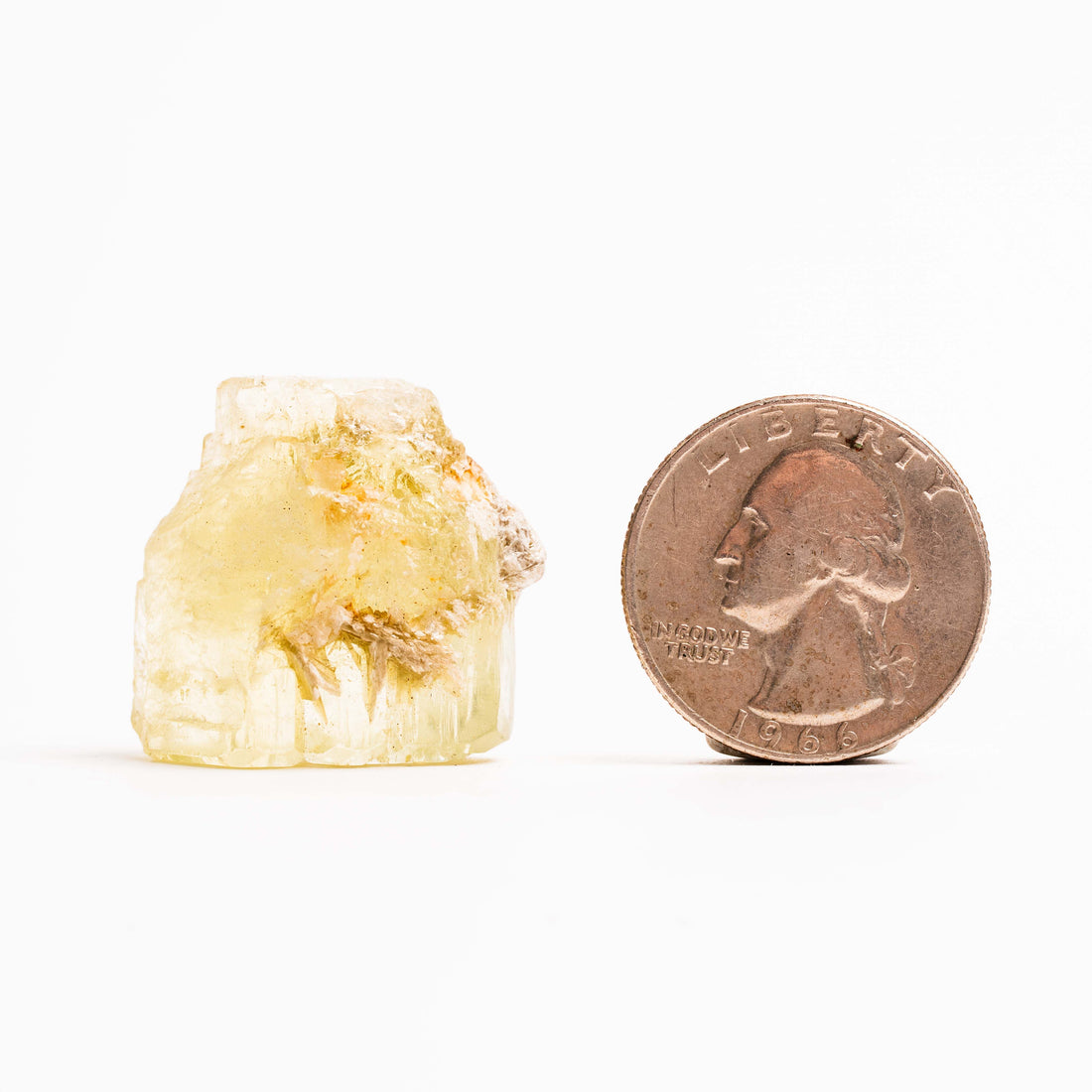 Heliodor w/ Mica  - Terminated, Polished