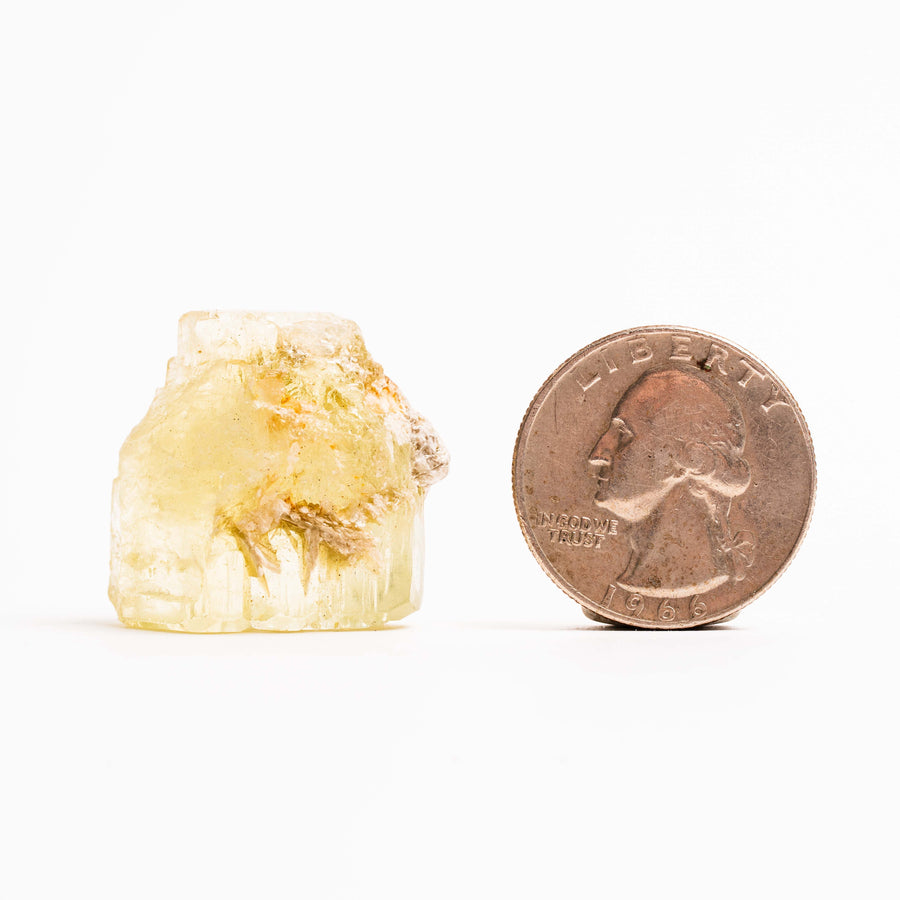 Heliodor w/ Mica  - Terminated, Polished