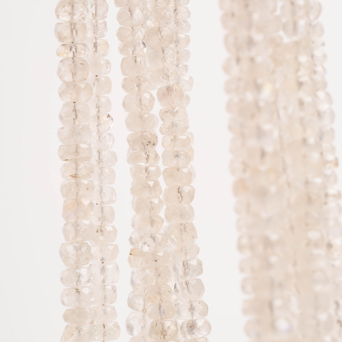 Moonstone -  Faceted Beaded Necklace