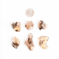 Smoky Elestial Quartz – Light Multi-Faceted Cluster(s)