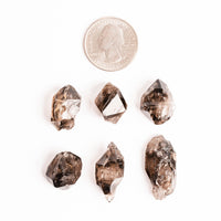 Smoky Elestial Quartz – Dark Multi-Faceted Cluster(s)