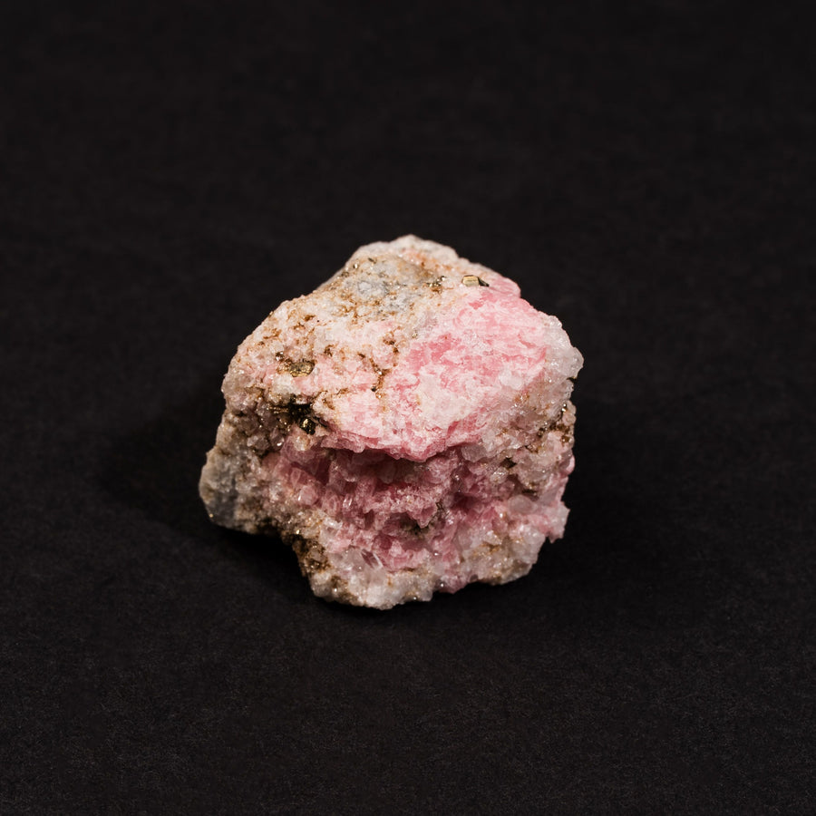 Rhodochrosite with Quartz and Fluorite