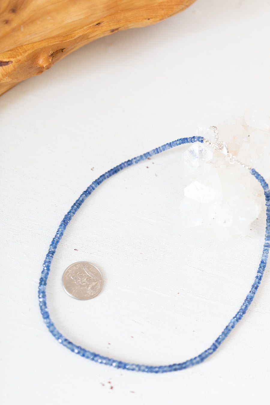 Kyanite - Blue, Beaded Necklace