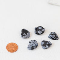 Obsidian - Snowflake, Tumbled