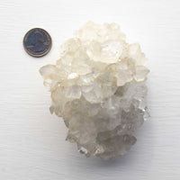 Apophyllite- White, Cluster
