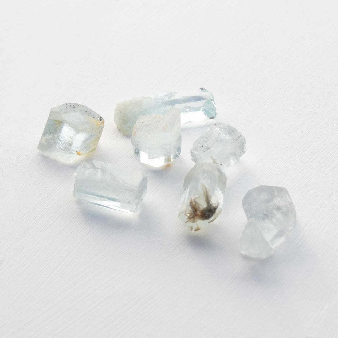 Beryl var. Aquamarine - Terminated, Small Crystals