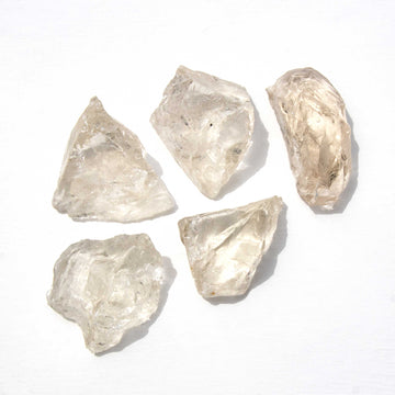 Citrine - Natural, Rough (Ultra Light Into Clear)