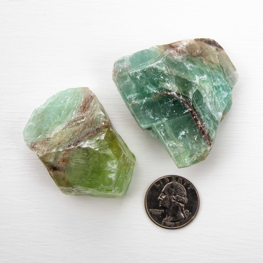 Calcite - Green, Chunks