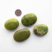Green Opal -  Polished, Palms