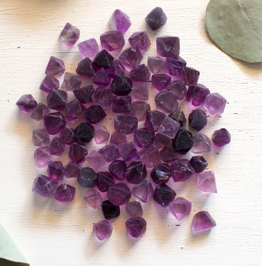 Fluorite - Purple, Octahedrons