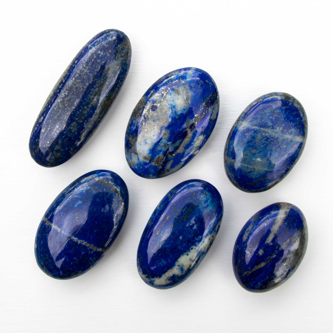Lapis Lazuli - Palm Stones – Pink Heart Healing