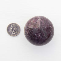 Lepidolite - Sphere, Polished