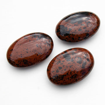 Obsidian - Mahogany, Palm Stones