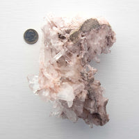 Pink Lemurian Quartz - Large with Fadens