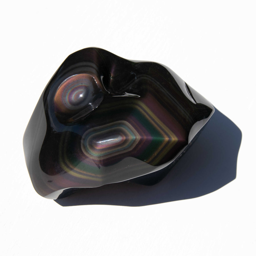 Obsidian, Rainbow - AAA Grade - Polished
