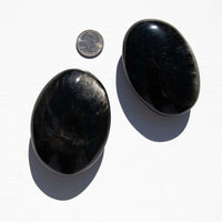 Obsidian, Silver Sheen - Palm Stone, A-Grade