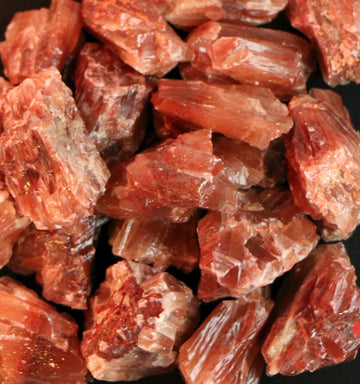 Calcite, Red - Rough