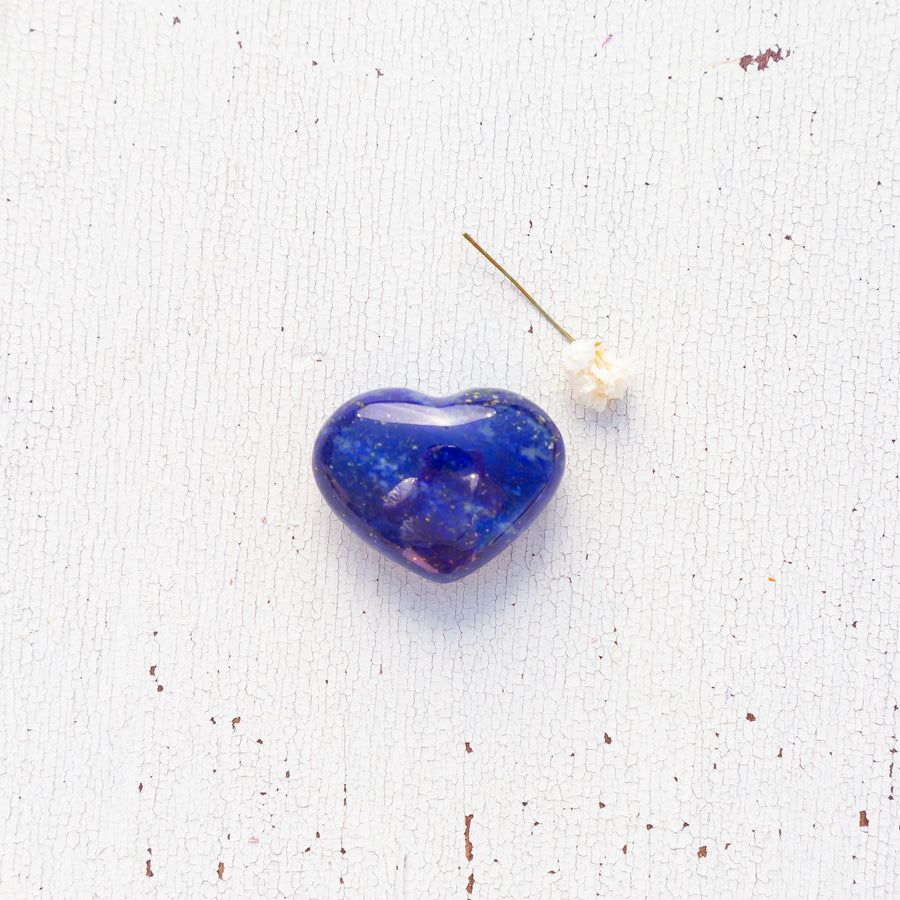 Lapis Lazuli - Polished Heart, Small, AA Grade