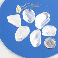 Quartz - Clear, with Small Inclusions, Tumbled