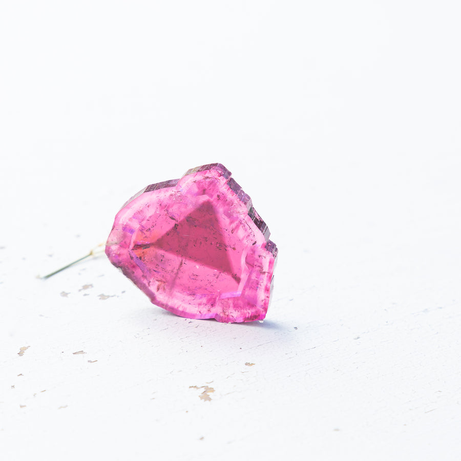 Tourmaline - Pink, Rubellite Liddicoatite, Polished Slab