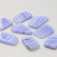Agate - Blue Lace, Small Slabs, AA Grade